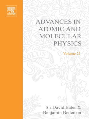 cover image of Advances in Atomic and Molecular Physics